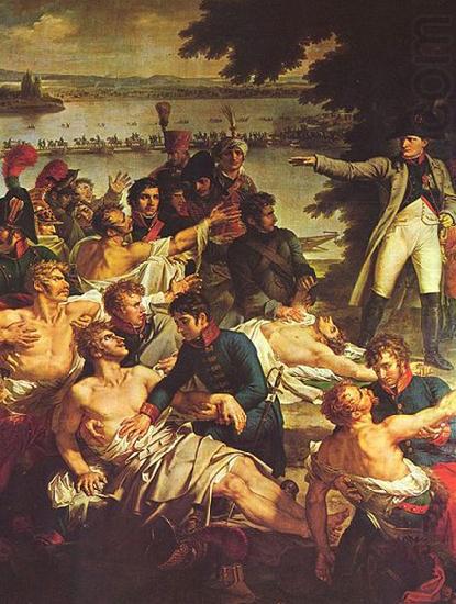 Napoleons Ruckkehr auf die Insel Lobau am 23. Mai 1809, Charles Meynier